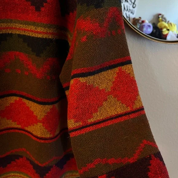 Vintage Miss New Yorker Southwestern Blanket Jacket - Picture 7 of 7